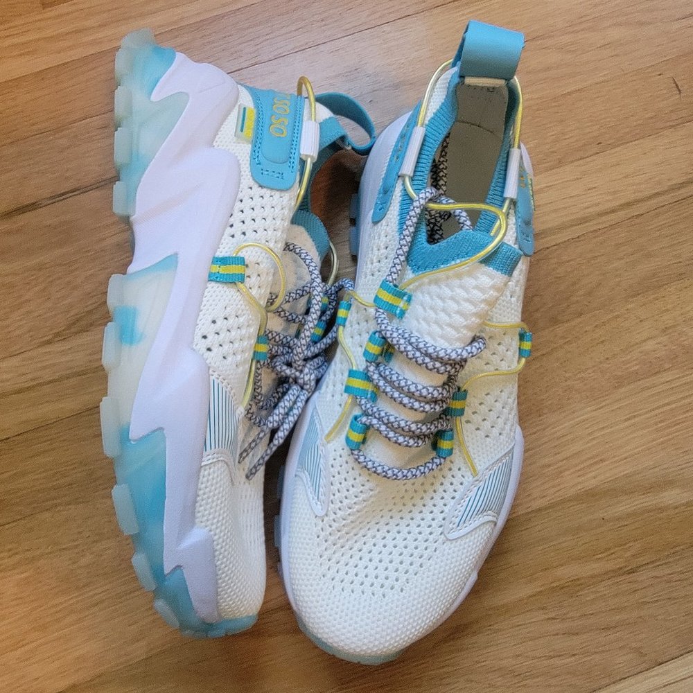 Just So So Sneakers size 36 5.5 New Blue white yellow